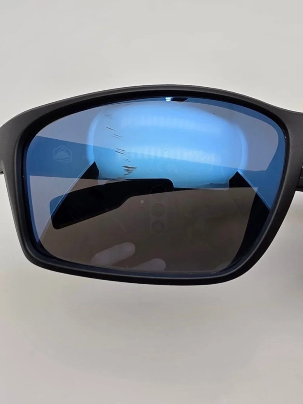 Native Kodiak XP XD9037 Matte Black Frame Polarized Blue Mirror Lens Sunglasses